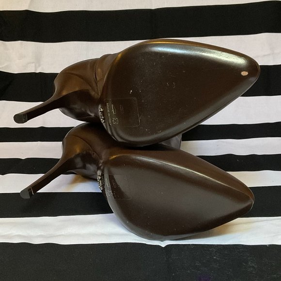 Dior Brown Heeled Boots Size 8 / 38 NIB NWT NBW - Picture 5 of 11